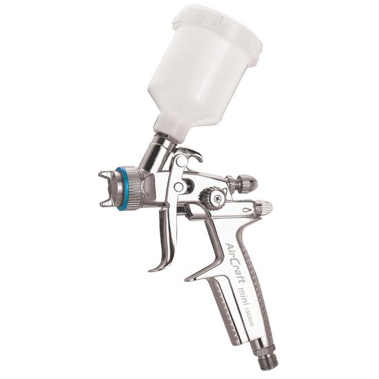 AIRCRAFT Spray Gun Mini Type 0.8mm W/plastic Cup 125cc Touch Up